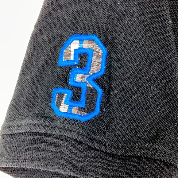 US Polo Association boys black short sleeve polo shirt size 7 - Picture 2 of 4